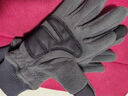 牧佰瀾手套男冬季加絨保暖防滑防風(fēng)韓版戶(hù)外運動(dòng)騎行開(kāi)車(chē)帥氣觸屏棉手套 搖粒絨  灰色 曬單實(shí)拍圖