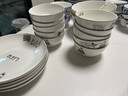 昭樂 北歐碗碟套裝家用現(xiàn)代簡約飯碗盤筷組合高檔創(chuàng)意個性輕奢陶瓷卡通萌貓餐具 4.5英寸碗（6個） 曬單實拍圖