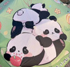 貝樂(lè )舒 BALERSU兒童全自動(dòng)雨傘小學(xué)生輕便安全防回彈防風(fēng)加固折疊晴雨防曬遮陽(yáng)傘 快樂(lè )熊貓-自動(dòng)安全防回彈8骨 曬單實(shí)拍圖