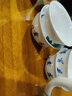 長(zhǎng)物居 功夫茶具套裝景德鎮(zhèn)吳艷青名家手繪青花瓷品茗杯套裝茶具泡茶杯 花開(kāi)富貴 曬單實(shí)拍圖