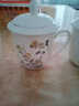 昭樂(lè ) 金獎商務(wù)陶瓷帶蓋杯子陶瓷商務(wù)辦公會(huì )議杯水杯 二號介杯（菊花） 曬單實(shí)拍圖