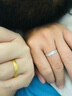 周生生七夕鉑金戒指單只Pt950 求婚白金戒情侶可作對(duì)戒32116R 定價(jià)21圈 曬單實(shí)拍圖