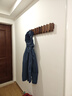 睿帆實(shí)木鋼琴鍵衣帽架入戶(hù)門(mén)口墻上掛衣架玄關(guān)掛衣鉤墻壁置物架掛包架 曬單實(shí)拍圖