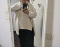 森馬（Semir）史努比系列毛衣女冬彩點(diǎn)含羊毛插肩袖繡花圓領(lǐng)套頭衫101724107025 曬單實(shí)拍圖