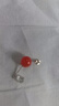 時(shí)乾 贈(zèng)證書(shū)天然南紅瑪瑙耳釘女 s925銀柿子紅簡(jiǎn)約大方紅色簡(jiǎn)單轉(zhuǎn)運(yùn)耳飾 曬單實(shí)拍圖
