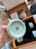 觀(guān)復博物館  汝窯大師套裝一壺四杯 《收藏馬未都》推薦功夫茶具開(kāi)片可養金線(xiàn) 999銀茶漏套裝 一壺四盞 曬單實(shí)拍圖