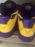 喬丹QIAODAN籃球鞋男低幫運動(dòng)鞋2025秋冬季男鞋透氣球鞋硬地學(xué)生戰靴 光譜黃/光譜紫AM3310118B 43 曬單實(shí)拍圖