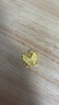 世紀緣黃金吊墜女花絲蝴蝶吊墜足金古法典雅項鏈七夕情人節禮物送女友 6.2g【贈金色925銀鏈】 曬單實(shí)拍圖