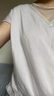 曼妮芬【帶杯墊】涼感家居服套裝女士防凸點(diǎn)睡衣舒適夏季起居服 090 紫色 L 165 曬單實(shí)拍圖