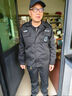 際華三五六五2025新款保安工作服春秋款男保安服秋冬裝服裝套裝夏款短袖作訓服短袖（上衣+褲子+標貼+腰帶帽子175 曬單實(shí)拍圖