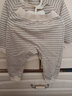nest designs兒童有機棉家居服衛衣衛褲男女童寶寶長(cháng)褲秋冬上衣休閑套裝 哈倫褲（條紋款） 80 （建議身高73-82cm） 曬單實(shí)拍圖