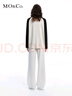 MO&Co.春秋美式復古寬松毛衣紅色摩安珂 米白色 M 165 曬單實拍圖