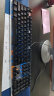 达尔优（dareu）EK815机械合金版机械键盘 有线键盘 游戏键盘 108键 单光 多键无冲 吃鸡键盘黑银红轴 实拍图