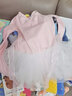 三沙（Sansha）兒童芭蕾舞蹈服TUTU紗裙練功服開(kāi)襠長(cháng)袖演出服 長(cháng)袖粉色 M  曬單實(shí)拍圖