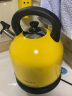 格立高（Geligao）电热水壶自动断电烧水壶304不锈钢大容量3-4人家用开水壶煮茶器泡茶壶电水壶热水壶 柠檬黄 4.2L 实拍图