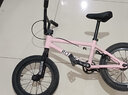 12寸NK NoltkeElite兒童 BMX 小輪車(chē) 街車(chē)專(zhuān)業(yè)特技花式鋁合金高配 粉色 12寸 身高90-120 曬單實(shí)拍圖