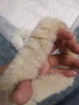 潮然蔻【三個(gè)10元】毛絨絨發(fā)圈糖果色仿兔毛發(fā)繩軟妹雙馬尾頭繩百搭毛毛發(fā)飾 米色 曬單實(shí)拍圖