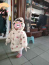 迪士尼寶寶女寶寶外套2小女孩0女童棉衣洋氣一歲4兒童羽絨棉服3小童棉襖 白色 90 曬單實(shí)拍圖
