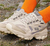 斯凱奇（SKECHERS）男鞋秋季厚底增高老爹鞋潮流復古運動(dòng)鞋舒適戶(hù)外休閑鞋237121 曬單實(shí)拍圖
