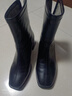 百麗（Belle）休閑舒適彈力靴增高顯瘦短筒靴B2348DZ4 黑色-絨里 36 (230mm) 曬單實(shí)拍圖