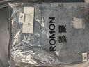 羅蒙（ROMON）牛仔短褲男夏季薄款潮流男士休閑五分褲寬松褲子男裝9607淺藍(lán)3XL 曬單實(shí)拍圖