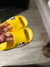 巴布豆儿童拖鞋男女童宝宝软底居家浴室夏季凉拖鞋 黄色 180码 实拍图