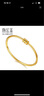 潮宏基足金黃金手鐲女金鐲子計(jì)價(jià) 亮 SDG30004296 約12.9g 七夕禮物 曬單實(shí)拍圖