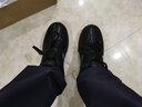 Mr.A碎冰美式小黑鞋板鞋男鞋2025新款厚底運動休閑鞋裂紋百搭板鞋MRA 黑色 單層 41 男碼 曬單實拍圖