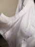 醫緣醫緣護士服大褂牙科口腔診所醫院學(xué)校幼兒園護理學(xué)院學(xué)生工作服 白色偏襟長(cháng)袖 L 曬單實(shí)拍圖