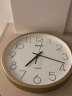 天王星（Telesonic）挂钟客厅创意钟表现代简约钟时尚立体时钟卧室石英钟圆形挂表35cm 实拍图