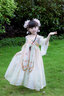 薇施妮（WEISHINI）古風(fēng)漢服少女流蘇發(fā)夾女冬季國風(fēng)頭飾毛球發(fā)飾配飾仙女嫦娥頭飾女 花月發(fā)夾一對(L204) 曬單實(shí)拍圖