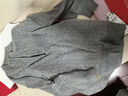 紅豆輕奢羊絨衫男【100%山羊絨】高檔羊絨衫男半高領(lǐng)厚拉鏈毛衫男 淺灰S2 L 【175/92A(110)】 曬單實(shí)拍圖