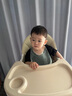 Beeshum貝斯哈姆小蜜蜂寶寶吃飯圍兜輔食飯兜防水硅膠嬰兒童圍嘴口水防臟 小蜂圍兜透綠 曬單實(shí)拍圖