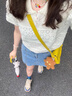 韓璐嬌（hanlujiao）連衣裙女裝夏季2024新款搭配一整套奶系穿搭氣質顯瘦牛仔裙子夏天 套裝 M【建議95-108斤】 曬單實拍圖