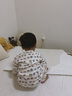 拉比兒童春夏內衣套裝雙面布男女童秋衣秋褲純棉內衣2套裝 【四季款】肩開(kāi)統一色 80 cm 曬單實(shí)拍圖
