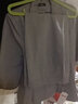 簡(jiǎn)蜓小西裝女春夏新款網(wǎng)紅七分袖薄款時(shí)尚百搭職業(yè)套裝韓版休閑外套 灰色外套+九分褲 2XL（建議：120-130斤） 曬單實(shí)拍圖