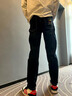 增致牛仔（zengzhi）【高端丹寧】2025秋季新款男士牛仔褲男修身小腳韓版潮牌長(cháng)褲子男 曬單實(shí)拍圖