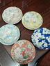美濃燒（Mino Yaki）日式木槿花醬料味碟高顏值釉下陶瓷菜碟碟子家用送禮 5個(gè)一套 曬單實(shí)拍圖