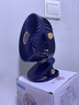 鑫金霸（jb）夾式風(fēng)扇小型學(xué)生宿舍床上便攜式迷你usb可充電夾子辦公室桌上桌面上鋪大風(fēng)力嬰兒床夜燈電風(fēng)扇LL8 白色 插電款 曬單實(shí)拍圖
