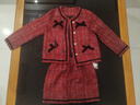 ASK JUNIOR女童套裝秋冬小香風(fēng)套裝兒童外套半身裙拜年服套裝 紅色 130  曬單實(shí)拍圖