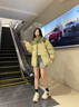 JEEP SPIRIT棉服女加厚外套冬新款雙面穿面包服棉襖子情侶保暖棉衣男女裝 23988-牛油果綠[男女同款] S 曬單實(shí)拍圖