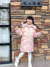 優(yōu)卡緹（YOUKATI）兒童羽絨服女童中長(zhǎng)款2025新款洋氣中大童女孩女大童反季冬裝外套 米白 150 曬單實(shí)拍圖