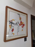 歐藍盾手繪國畫(huà)柿柿如意餐廳裝飾畫(huà)玄關(guān)掛畫(huà)工筆花鳥(niǎo)畫(huà)走廊過(guò)道壁畫(huà)子圖 沙比利實(shí)木框-圓角原木色 裝框65*65 曬單實(shí)拍圖