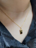 中國(guó)黃金（CHINA GOLD）黃金吊墜女足金小金條項(xiàng)鏈小金磚首飾七夕情人節(jié)生日禮物送女友 小金條吊墜 約1.1g【贈(zèng)銀鏈+甄選禮盒】 曬單實(shí)拍圖