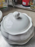 佳億廚連隔水燉盅燕窩碗描金雙耳碗糖水甜品碗蒸蛋碗陶瓷燕窩盅銀耳碗湯盅 花瓣燉盅+碟+白瓷勺 曬單實(shí)拍圖