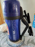 膳魔師（THERMOS） 保溫壺家用暖水壺2L魔膳師大容量不銹鋼暖壺戶(hù)外旅行壺保冷 1650ml FDH-1705 MTB藍色 曬單實(shí)拍圖