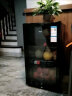 奥克斯（AUX）家用商用迷你小型单门冰箱酒柜冷柜冰吧 酒吧冷藏柜 恒温玻璃展示柜 茶叶保鲜柜 JC-116AD 116升[冷藏+蓝光] 实拍图