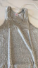 浪莎（LangSha）浪莎男士无袖背心纯棉夏季汗衫跨栏工字健身运动打底衫上衣 灰色 L/170 实拍图