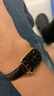 丹尼爾惠靈頓（DanielWellington）DW小方表手表女表黑色皮帶簡約黑盤歐美腕表七夕禮物DW00100435 曬單實(shí)拍圖