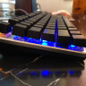 达尔优 EK815机械合金版87白蓝机械键盘电竞游戏键盘有线键盘CF吃鸡LOL男女学生笔记本电脑通用 87键黑色蓝光黑轴 实拍图